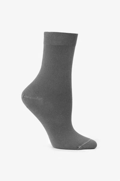 Los Angeles Apparel Smrsock - Summer Sock In Gray