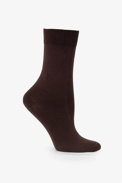 Los Angeles Apparel Smrsock - Summer Sock In Brown
