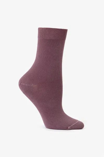 Los Angeles Apparel Smrsock - Summer Sock In Purple
