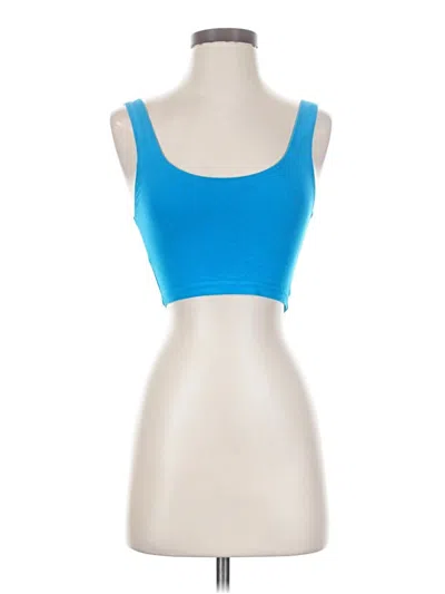 Pre-owned Los Angeles Apparel Sports Bra In Blue