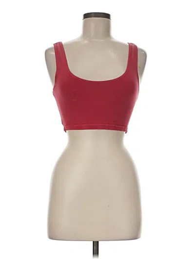 Pre-owned Los Angeles Apparel Sports Bra In Red