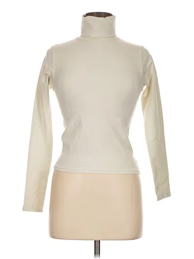 Pre-owned Los Angeles Apparel Turtleneck Sweater In Ivory