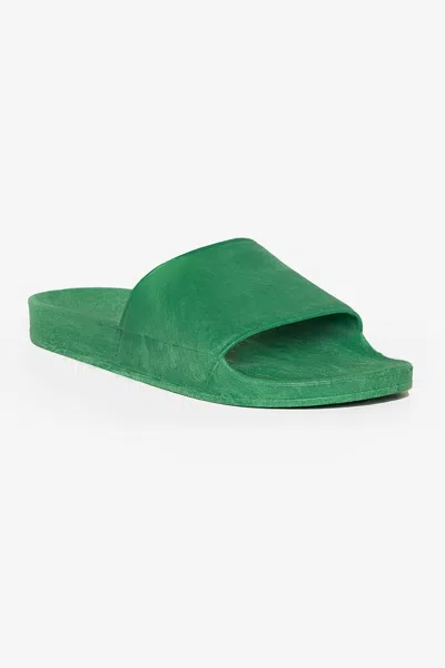 Los Angeles Apparel Unislide - Unisex Slides In Emerald