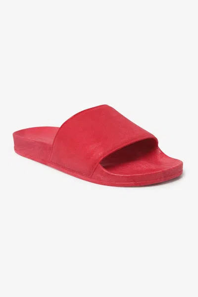 Los Angeles Apparel Unislide - Unisex Slides In Red