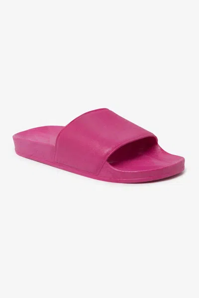 Los Angeles Apparel Unislide - Unisex Slides In Red Violet