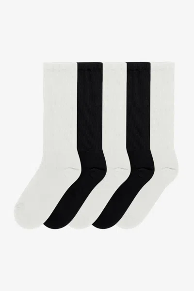 Los Angeles Apparel Unisock5 - 5-pack Unisex Sock In Multi