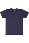 Los Angeles Apparel Usa-made Women´s 50/50 T-shirt In Blue