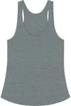 Los Angeles Apparel Usa-made Women´s Triblend Racerback Tank Top In Multi