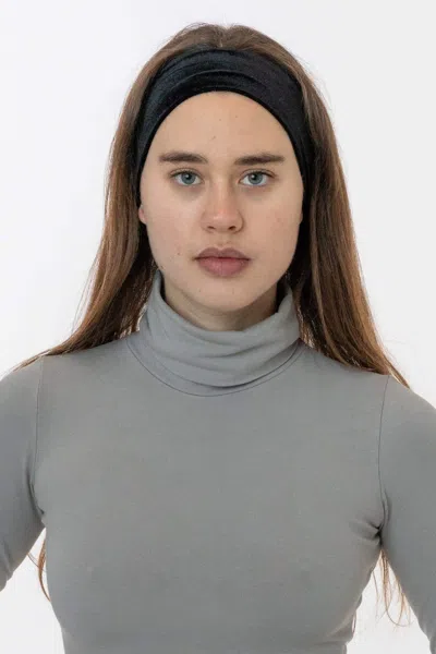 Los Angeles Apparel Vvtheadbnd - Velvet Headband In Black