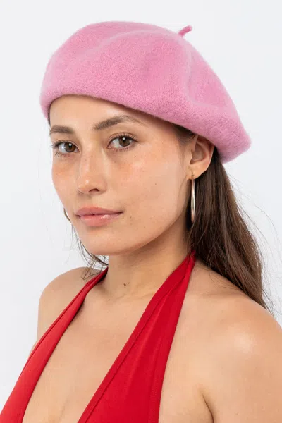 Los Angeles Apparel Wlberet - Wool Beret In Rust