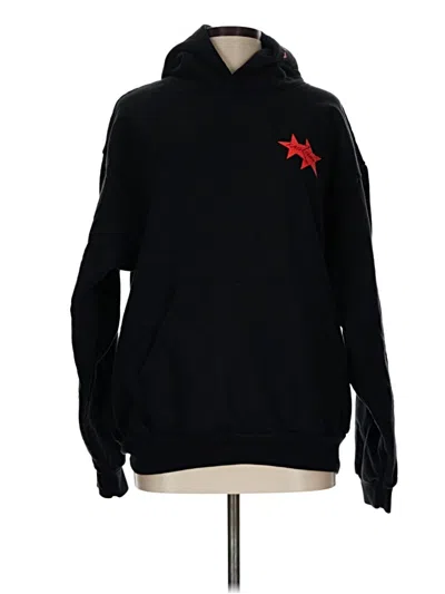 Pre-owned Los Angeles Apparel Zip Up Hoodie In Black