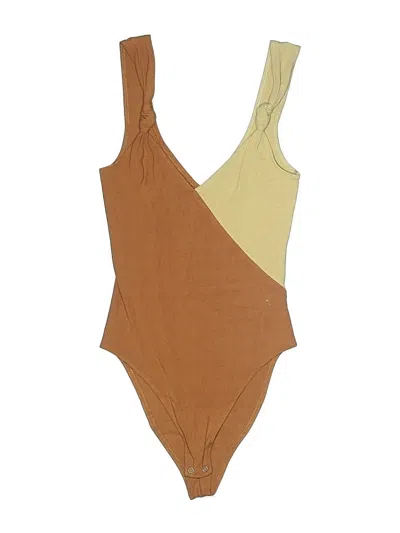 Pre-owned Los Angeles Atelier & Other Stories Bodysuit In Brown