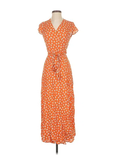 Pre-owned Los Angeles Atelier & Other Stories Casual Dress In Orange