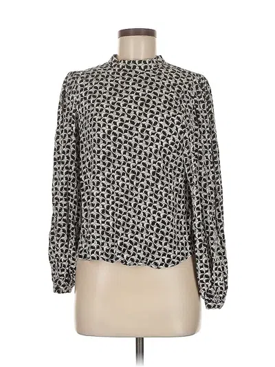 Pre-owned Los Angeles Atelier & Other Stories Long Sleeve Blouse In Black