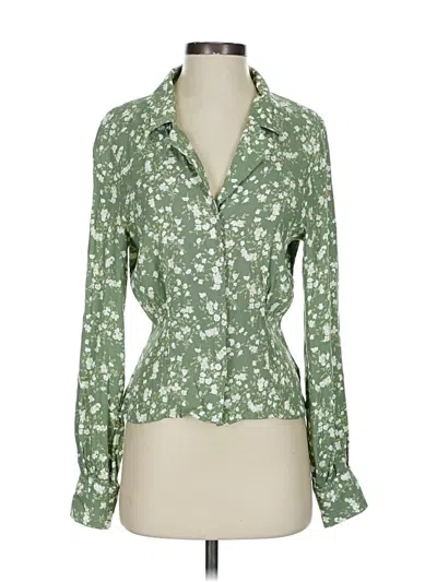 Pre-owned Los Angeles Atelier & Other Stories Long Sleeve Blouse In Green