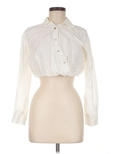 Pre-owned Los Angeles Atelier & Other Stories Long Sleeve Blouse In Ivory