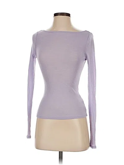 Pre-owned Los Angeles Atelier & Other Stories Long Sleeve T-shirt In Purple