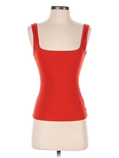 Pre-owned Los Angeles Atelier & Other Stories Tank Top Red Square Neckline Tops