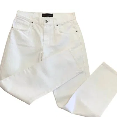 Los Angeles Denim Company Women's Cameron Easy Fit Straight Jean In White