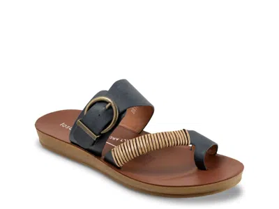 Los Cabos Bria Platform Sandal In Blue