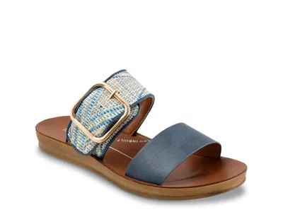 Los Cabos Doti Platform Sandal In Blue