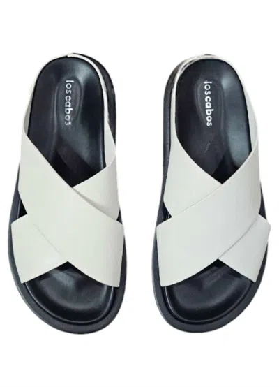 Los Cabos Women's Alara Sandal In Bone/black In Multi
