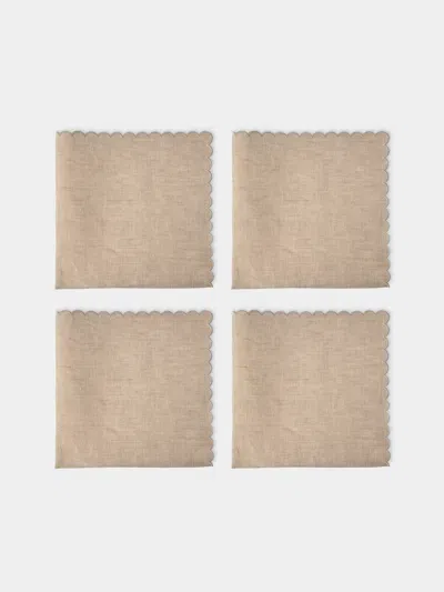 Los Encajeros Bilbao Linen Napkins (set Of 4)