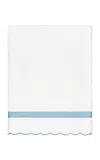 Los Encajeros Europa Cotton Bath Towel In Blue