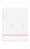 Los Encajeros Europa Cotton Bath Towel In Pink