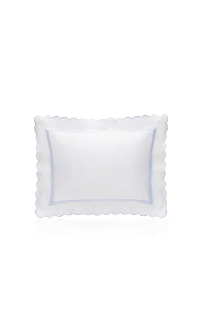 Los Encajeros Europa Satin Boudoir In Blue