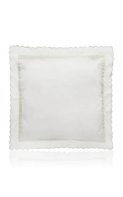 Los Encajeros Europa Satin Euro Sham In Grey