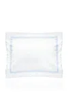 Los Encajeros Europa Satin King Sham In Blue