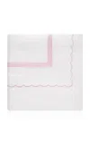 Los Encajeros Europa Satin Queen Duvet Cover In Pink