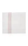 Los Encajeros Five Lineas Satin King Top Sheet In Pink