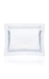 Los Encajeros Five Lineas Satin Standard Sham In Blue