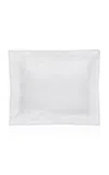 Los Encajeros Hojas Percale King Sham In White