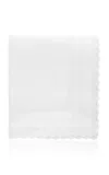 Los Encajeros Hojas Percale Percale King Duvet Cover In White