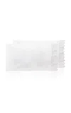 Los Encajeros Mimi Percale Set-of-two Standard Pillowcases In White