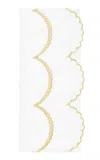 Los Encajeros Perlas Cotton Guest Towel In Gold