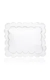 Los Encajeros Perlas Satin Standard Sham In Neutral