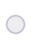 Los Encajeros Set Of Four Bowline White/navy Coasters In Multi