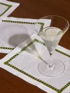 Los Encajeros Tokyo Linen Cocktail Napkins (set Of 6)