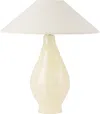 Los Objetos Decorativos Beige Conical Glass Lamp