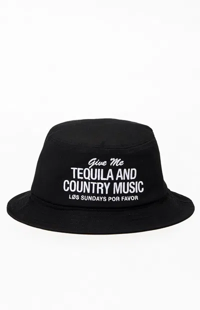 Los Sundays Black Tequila And Country Music Bucket Hat