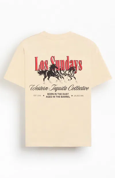Los Sundays Men's Tequila Collective T-shirt In Off White