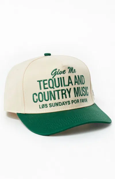 Los Sundays Tequila & Country Music Snapback Hat In Green In Neutral
