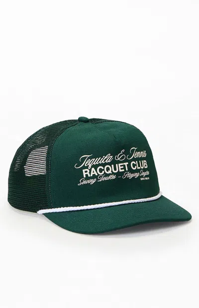 Los Sundays Tequila & Tennis Snapback Hat In Green