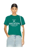 Los Sundays The Nyc Tequila & Tennis Tee In Green & White