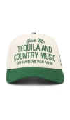 Los Sundays The Tequila & Country Music Cap In Bone & Green