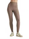 Losano Renew Rib Leggings In Pine Bark In Multi